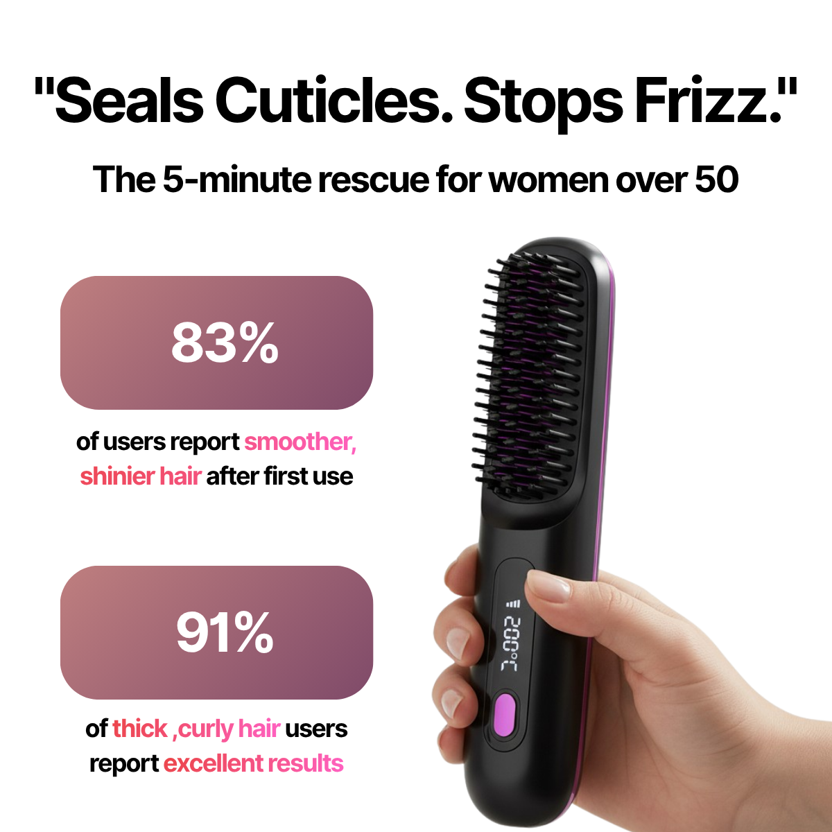 Auvra Wave Flow™ Hair Brush