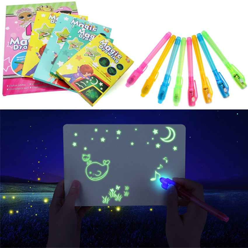 Magic Glowing drawing book