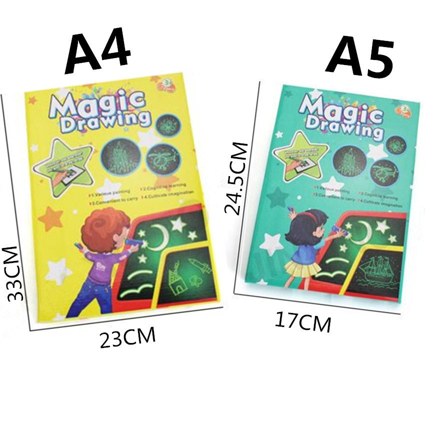 Magic Glowing drawing book