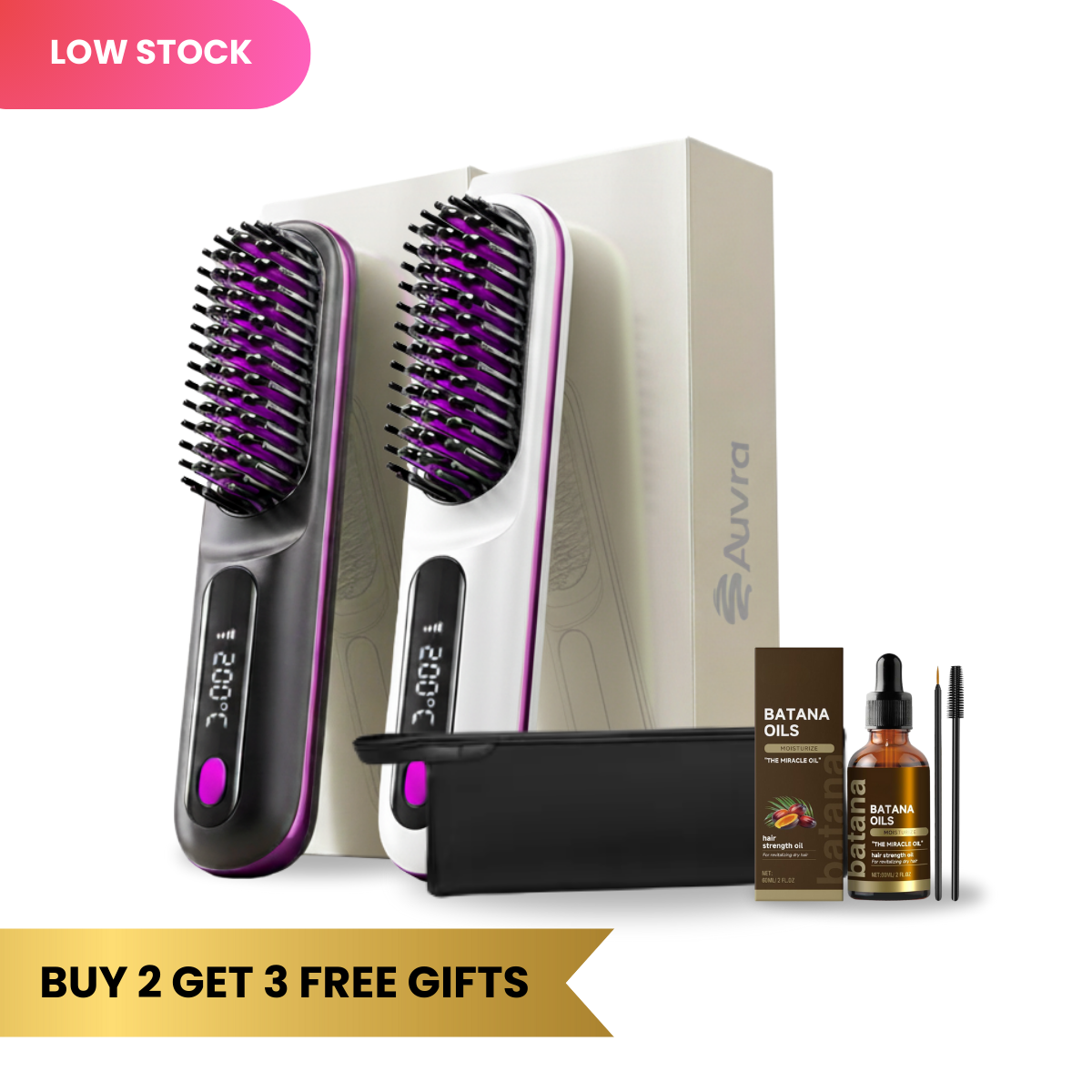 Auvra Wave Flow™ Hair Brush